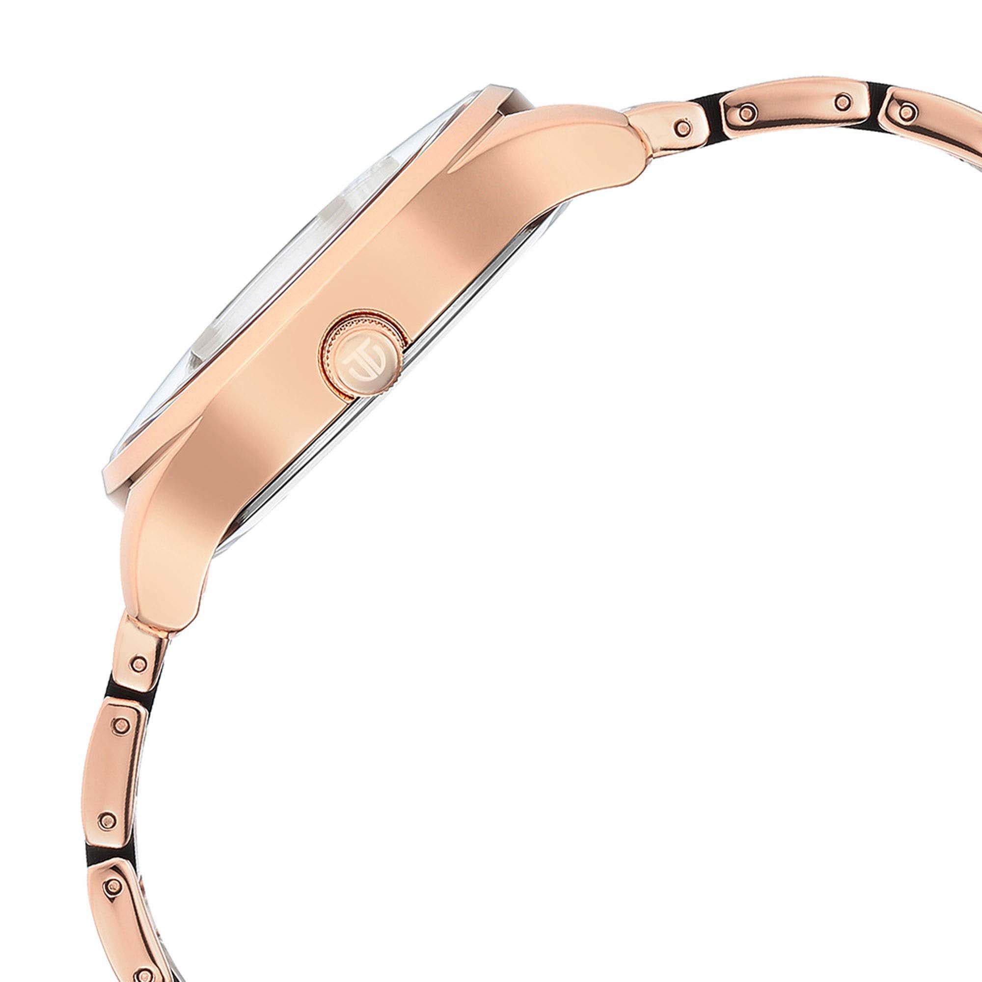 Titan Purple Acetate Black Dial Analogue with Day and Date Metal and Acetate Strap Watch for Women-PEROZ Accessories