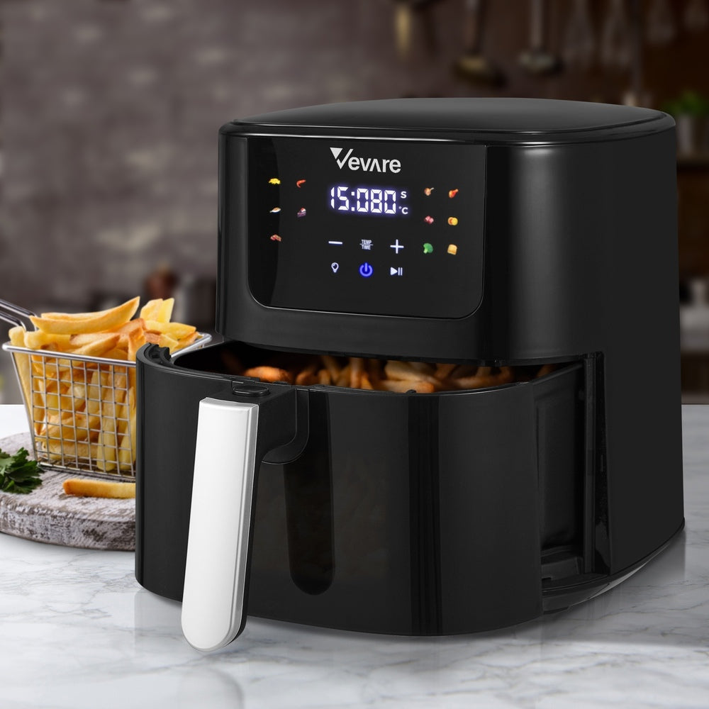 Vevare Air Fryer 5L Oven LCD Touch Oil Free Cooker 1500W-Air Fryer-PEROZ Accessories