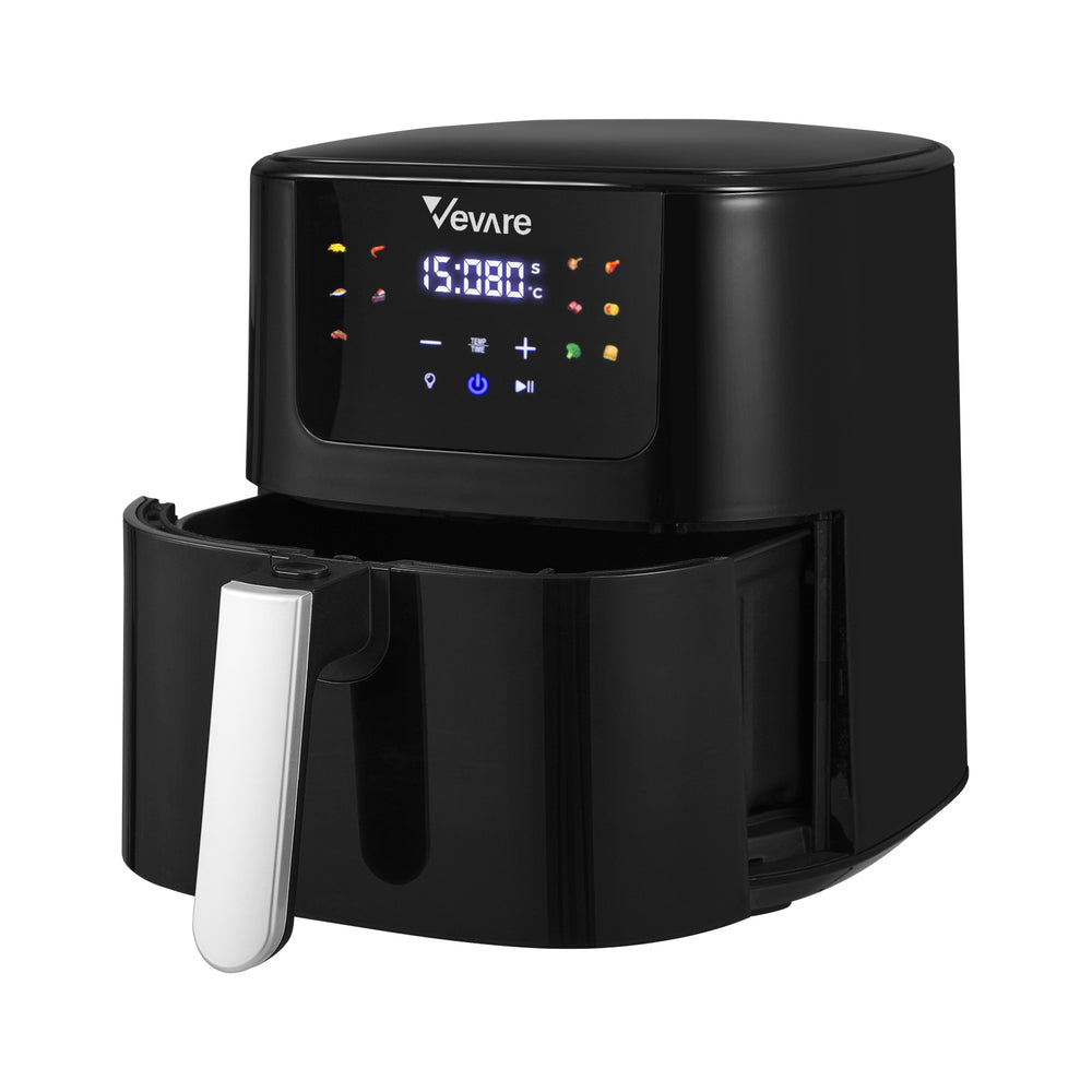 Vevare Air Fryer 5L Oven LCD Touch Oil Free Cooker 1500W-Air Fryer-PEROZ Accessories