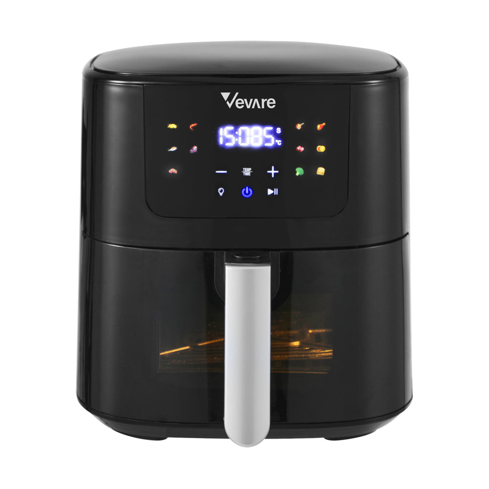 Vevare Air Fryer 5L Oven LCD Touch Oil Free Cooker 1500W-Air Fryer-PEROZ Accessories