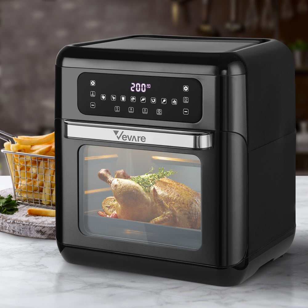 Vevare Air Fryer 12L Oven LCD Touch Oil Free Cooker 1500W-Air Fryer-PEROZ Accessories