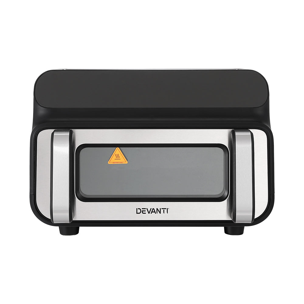 Devanti Air Fryer 10L LCD Kitchen Oven-Appliances > Kitchen Appliances-PEROZ Accessories
