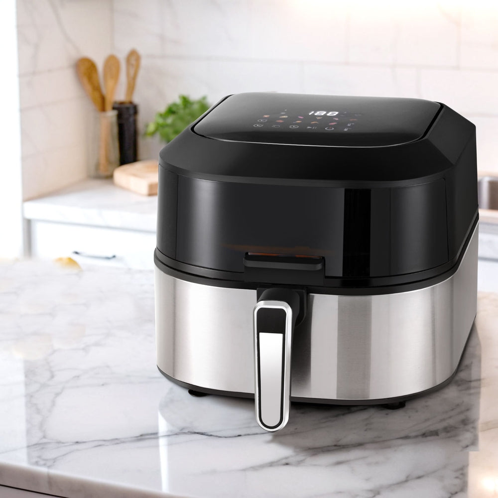 Devanti 5.5L Air Fryer & Grill LCD Fryers 1500W-Appliances > Kitchen Appliances > Air Fryers-PEROZ Accessories