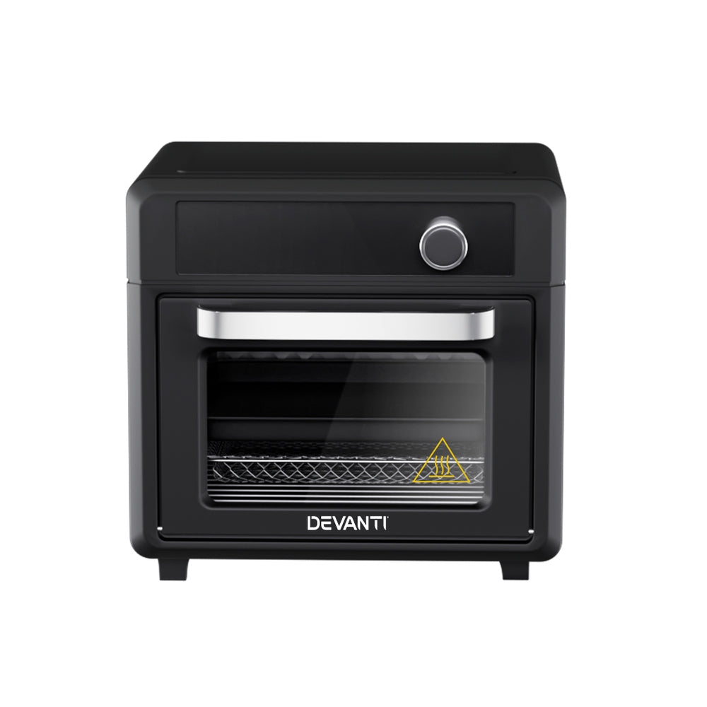 Devanti Air Fryer 20L LCD Fryers Oven-Appliances > Kitchen Appliances-PEROZ Accessories