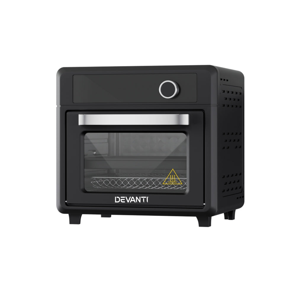 Devanti Air Fryer 20L LCD Fryers Oven-Appliances > Kitchen Appliances-PEROZ Accessories