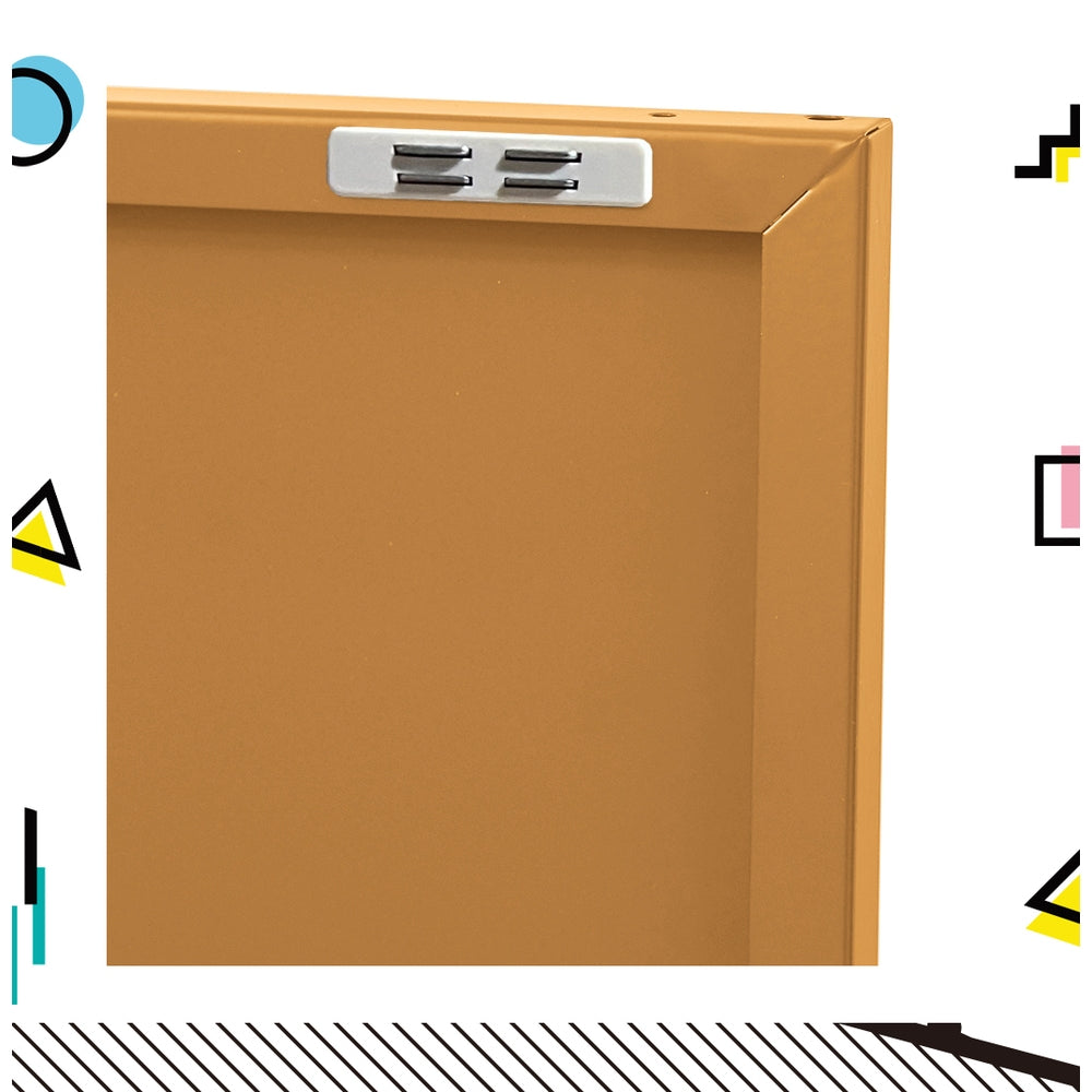 Artiss Buffet Sideboard Metal Cabinet - BASE Yellow-Furniture > Living Room-PEROZ Accessories