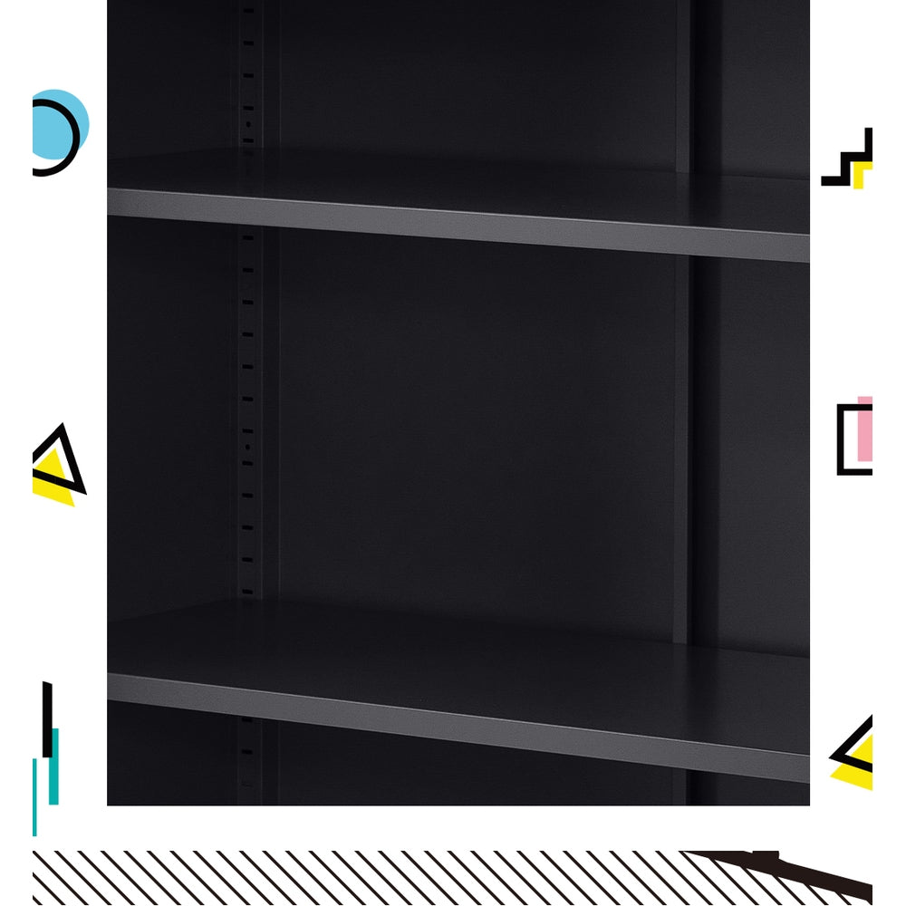 Artiss Buffet Sideboard Metal Cabinet - SWEETHEART Charcoal-Furniture > Living Room-PEROZ Accessories