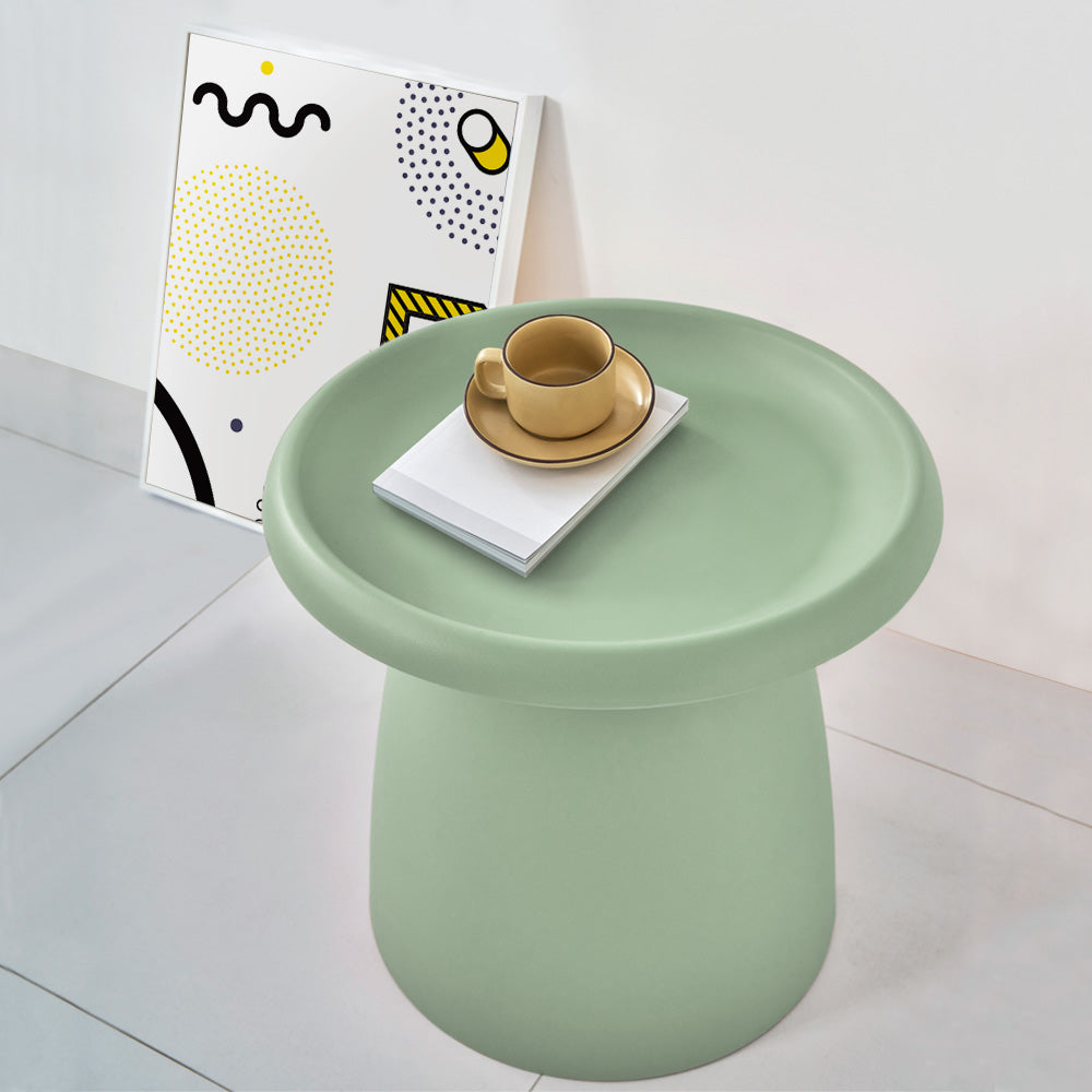 Artiss Coffee Table Round 52CM Plastic Green-Furniture > Living Room-PEROZ Accessories