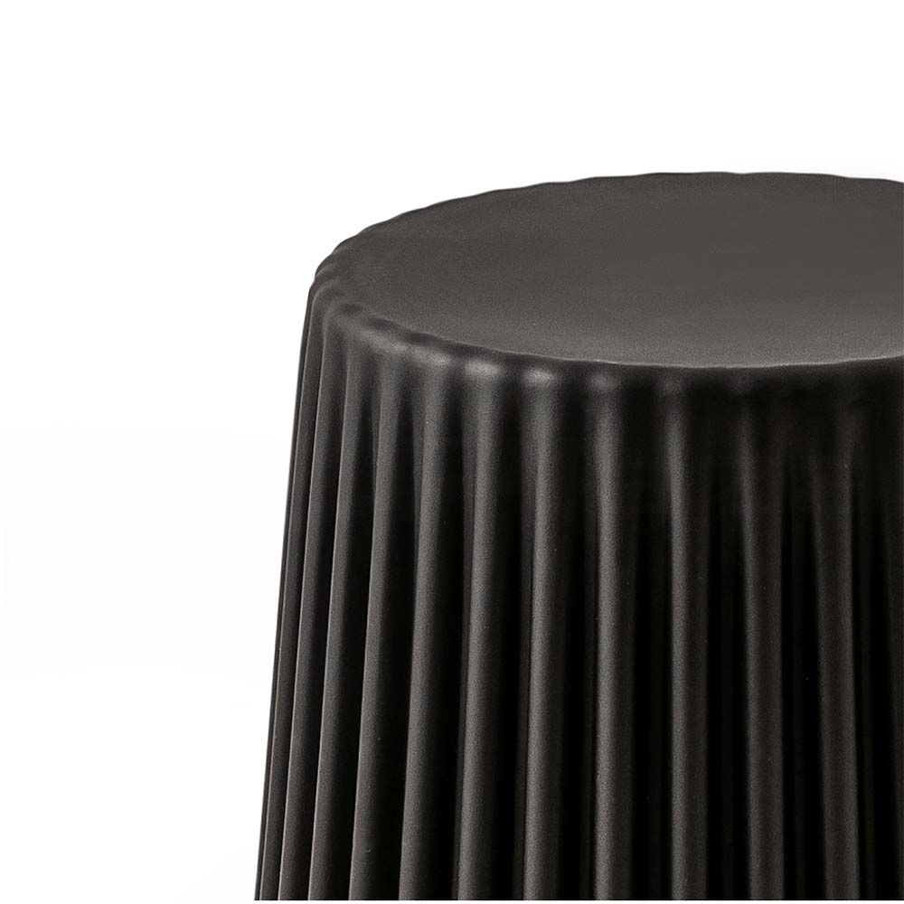 Artiss 2x Bar Stools Cupcake Plastic Foot Stool Black-Bar Stools-PEROZ Accessories