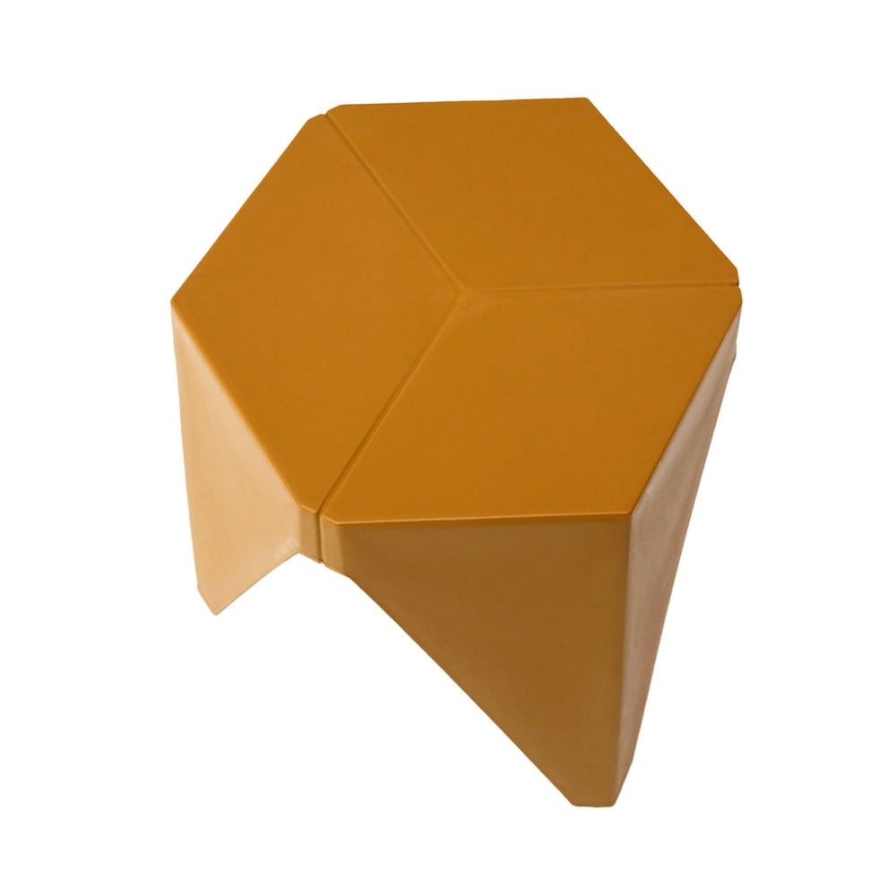 Artiss 4PC Puzzle Stool Bar Stools Stackable Yellow-Furniture > Bar Stools & Chairs > Table & Bar Stools-PEROZ Accessories