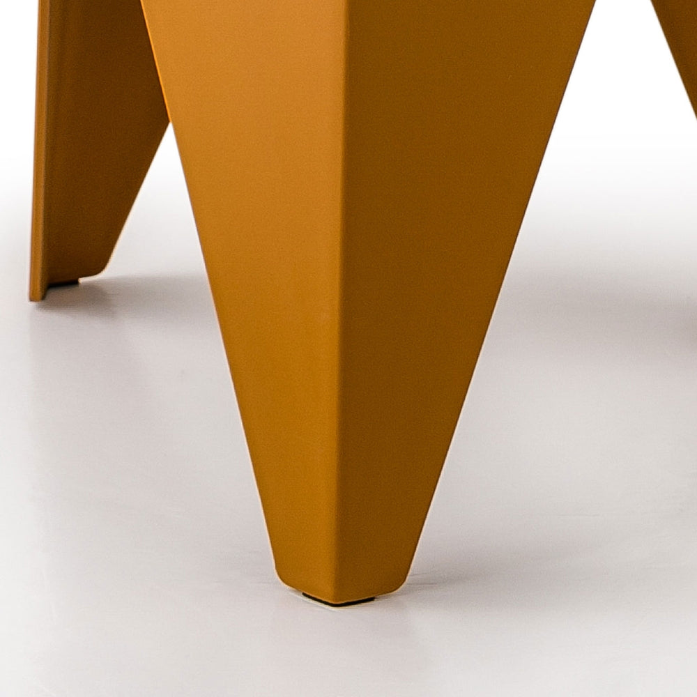Artiss 4PC Puzzle Stool Bar Stools Stackable Yellow-Furniture > Bar Stools & Chairs > Table & Bar Stools-PEROZ Accessories