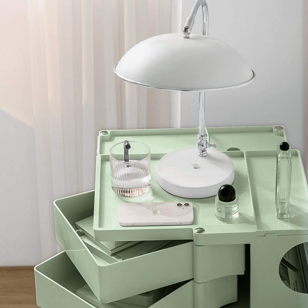 ArtissIn Storage Trolley Bedside Table 5 Tier Cart Boby Replica Green-Bedside Tables-PEROZ Accessories