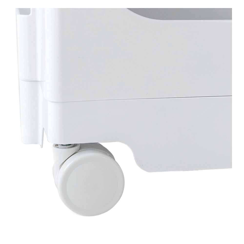 Artiss Storage Trolley Cart Bedside Table 5 Tier White-Furniture > Living Room-PEROZ Accessories