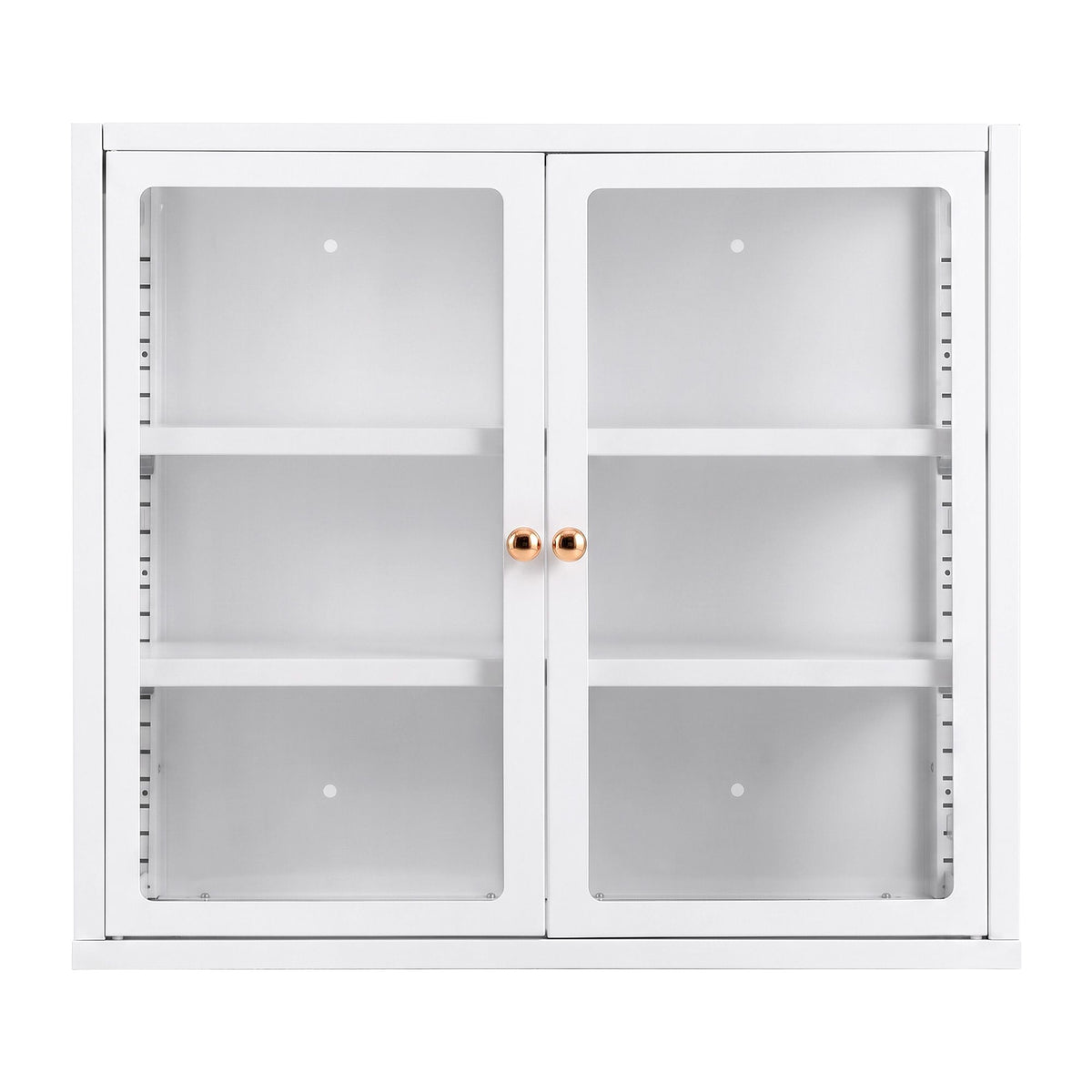 Artiss Buffet Cabinet Sideboard Wall Mounted Clear Display Storage 60cm White-Furniture > Dining > Buffets & Sideboards-PEROZ Accessories