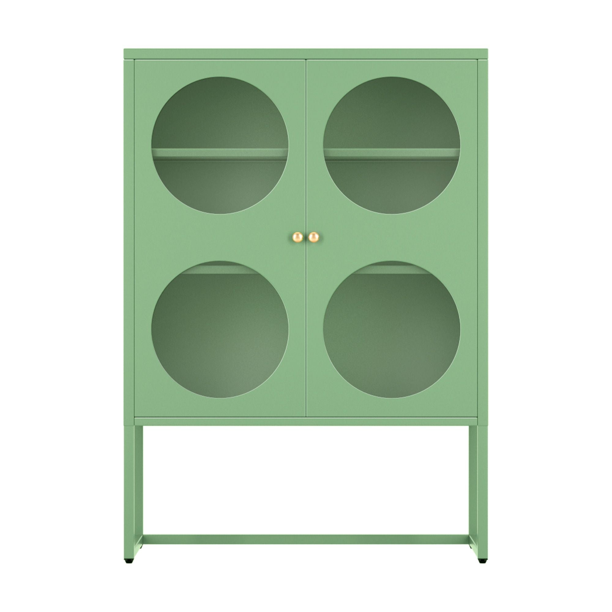 Artiss Buffet Sideboard Metal Cabinet - ELLA Green-Furniture > Living Room-PEROZ Accessories