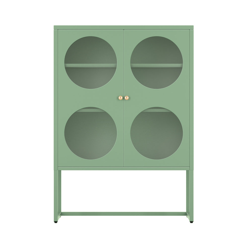 ArtissIn Buffet Sideboard Metal Cabinet - ELLA Green-Furniture > Living Room-PEROZ Accessories