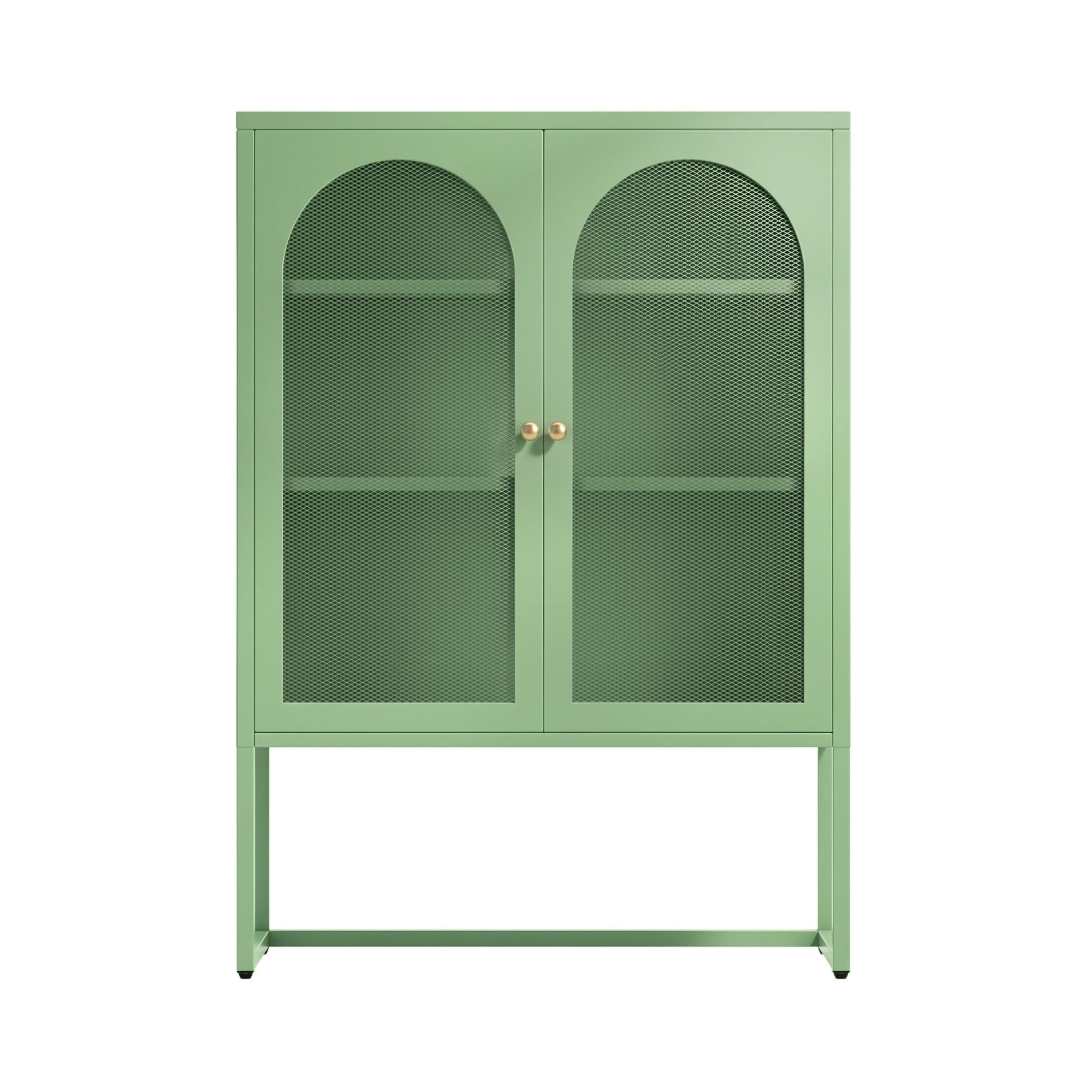 Artiss Buffet Sideboard Metal Cabinet - ELMA Green-Furniture > Living Room-PEROZ Accessories