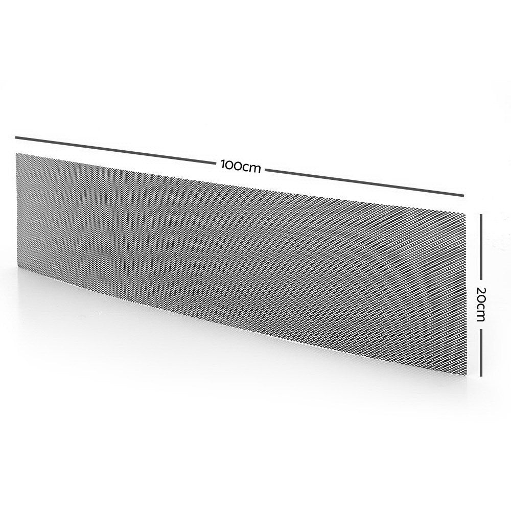 Gardeon Gutter Guard Aluminium Mesh 30M 100x20cm Black-Home & Garden > DIY > Building Materials-PEROZ Accessories