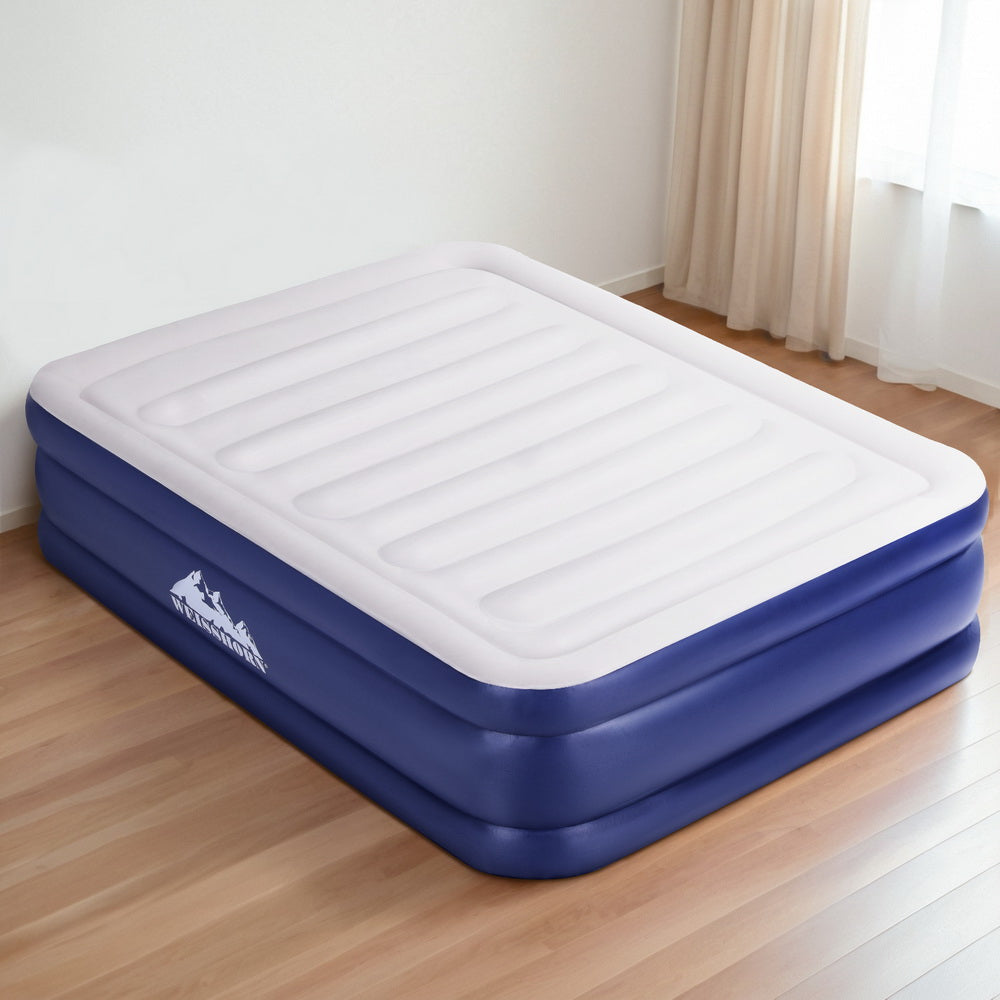 Weisshorn Air Mattress Queen Inflatable Bed Air bed 51cm-Outdoor Recreation > Camping > Inflatable Mattresses-PEROZ Accessories