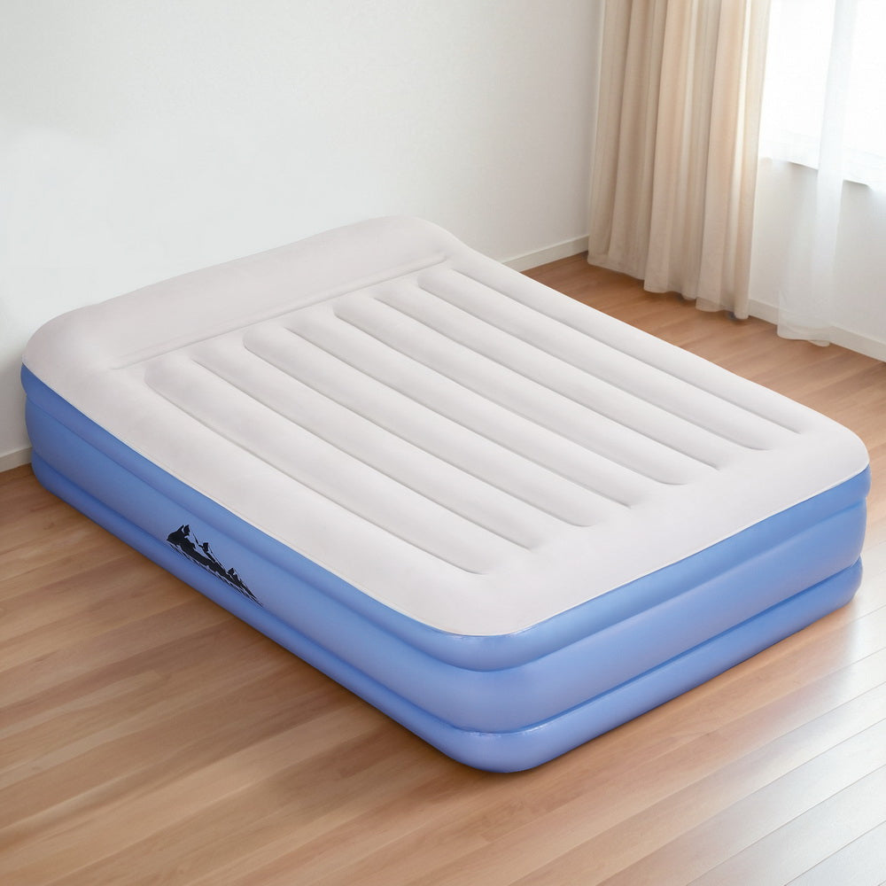 Weisshorn Air Mattress Queen Inflatable Bed 46cm Air bed-Outdoor Recreation > Camping > Inflatable Mattresses-PEROZ Accessories