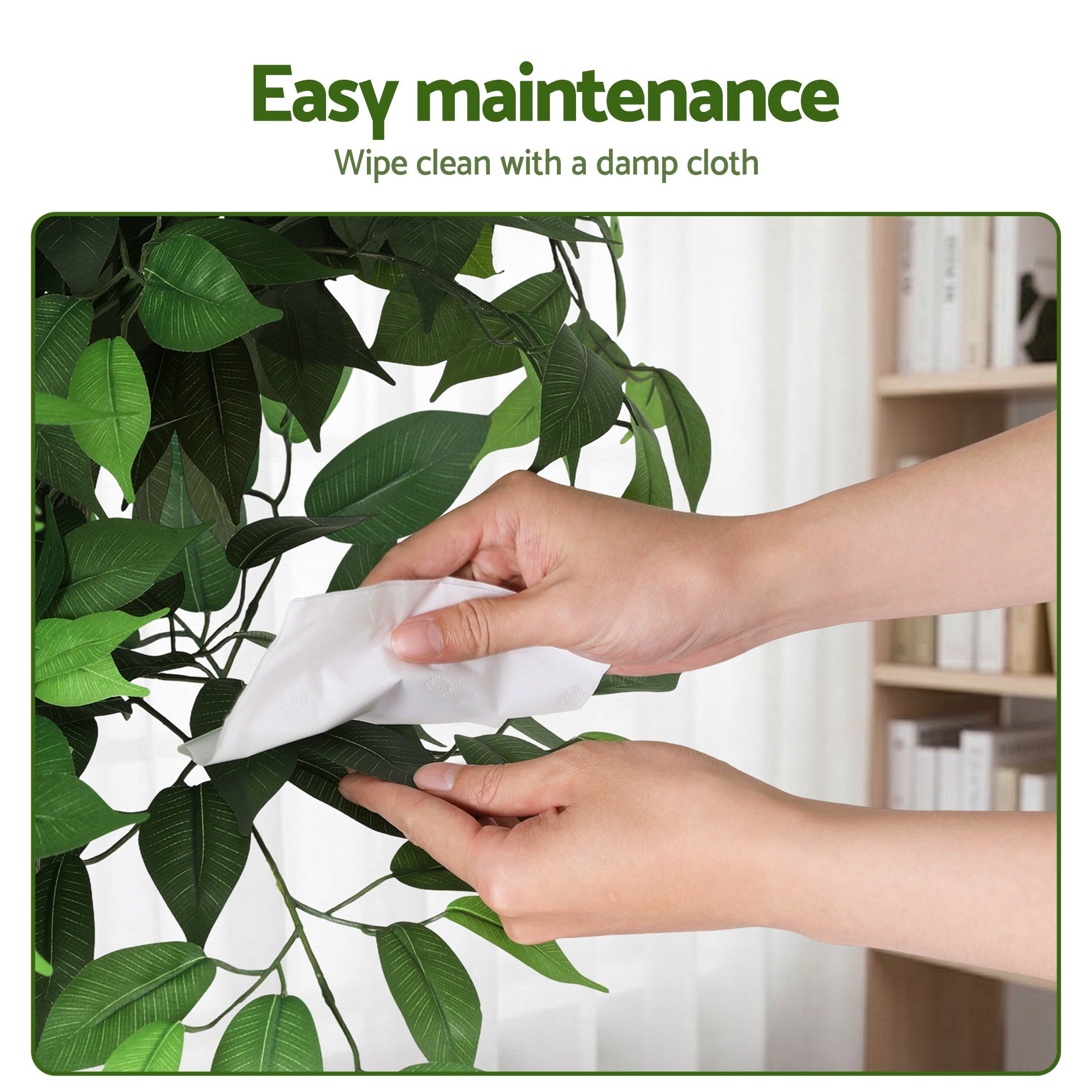 Artiss 180cm Artificial Ficus Tree Faux Trees Indoor Decor Artificial Plants Lifelike Plant 1.8M-Home & Garden > Artificial Plants > Artificial Trees-PEROZ Accessories