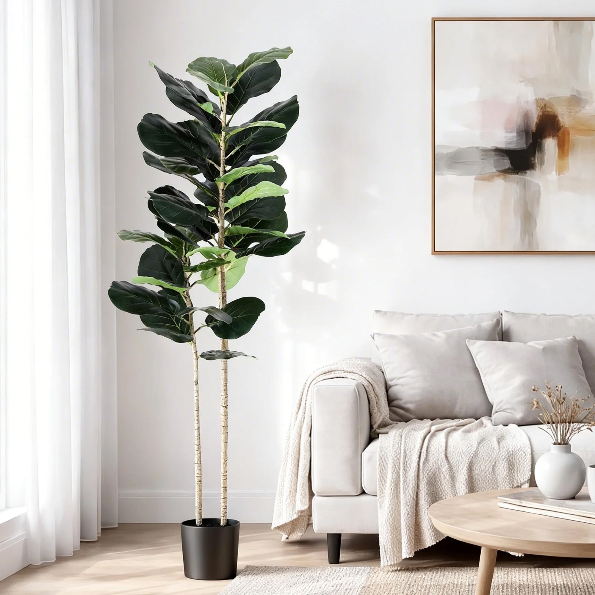 Artiss 150cm Artificial Fiddle Tree Faux Trees Indoor Decor Artificial Plants Lifelike Plant 1.5M-Home & Garden > Artificial Plants > Artificial Trees-PEROZ Accessories