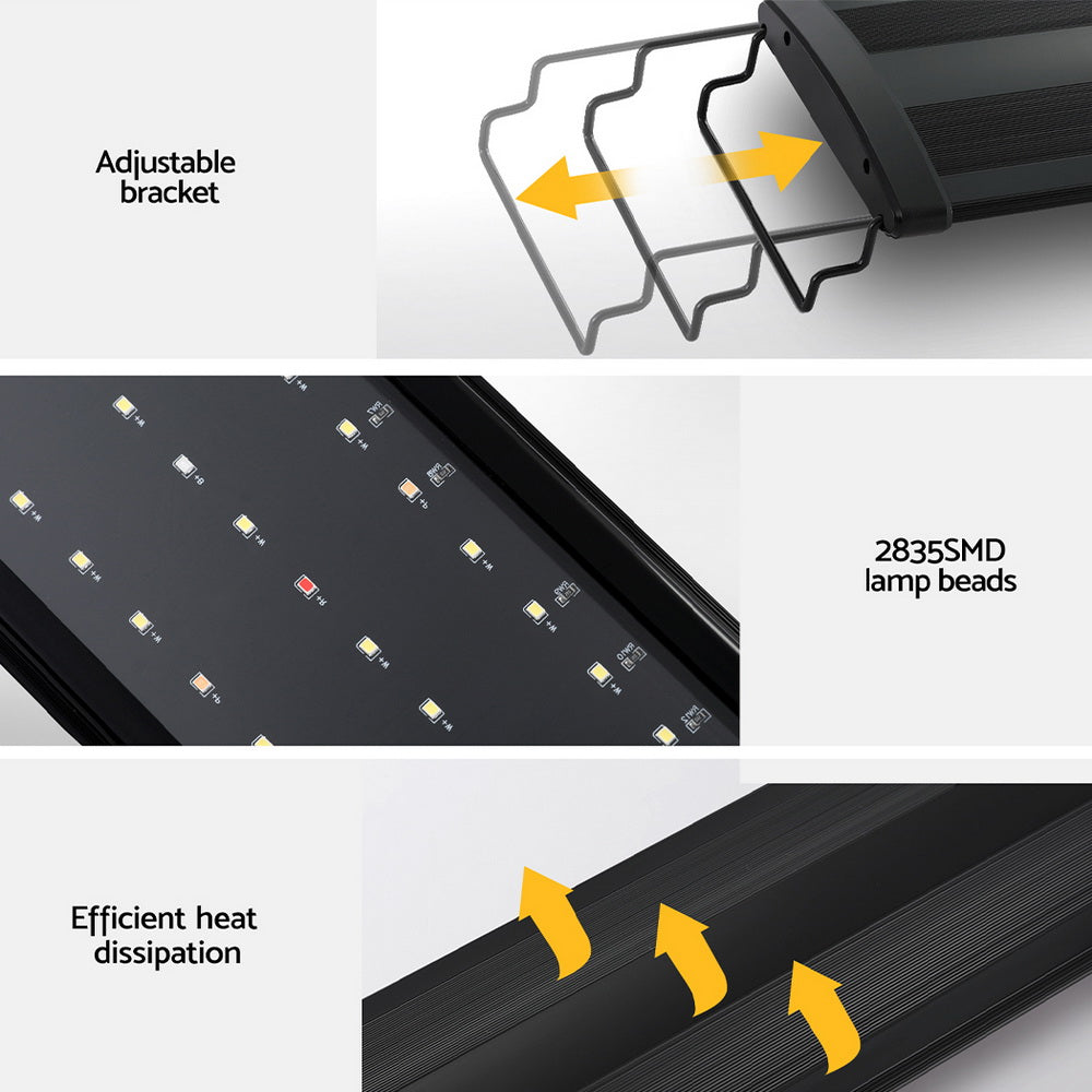 i.Pet Aquarium Light Full Spectrum 90CM Aqua Plant Fish Tank Lamp-Pet Care > Aquarium > Aquarium Lighting-PEROZ Accessories