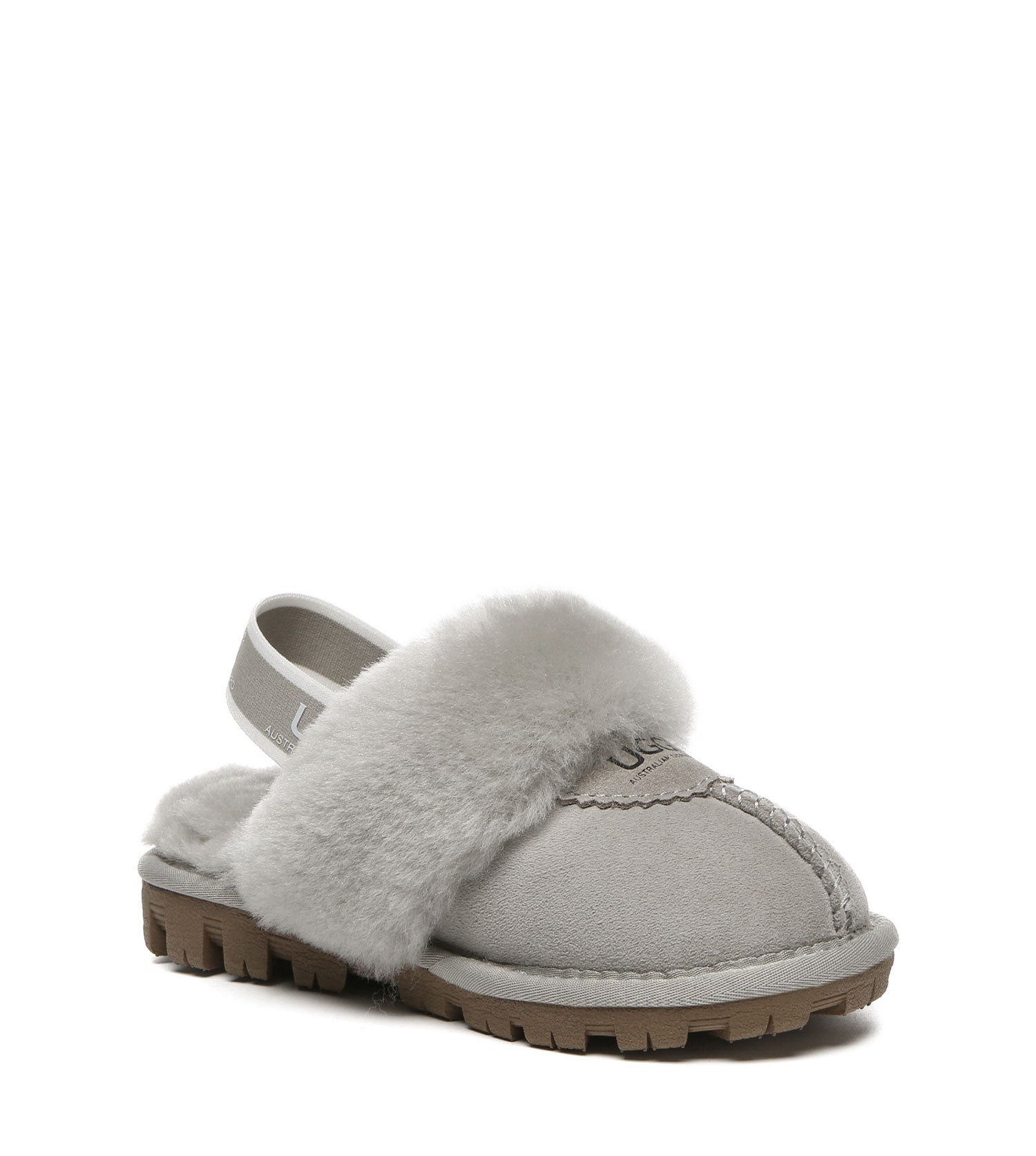 Australian Shepherd UGG Kids Waffle Plus Slingback Slippers - AS2043K-Slingback Slippers-PEROZ Accessories