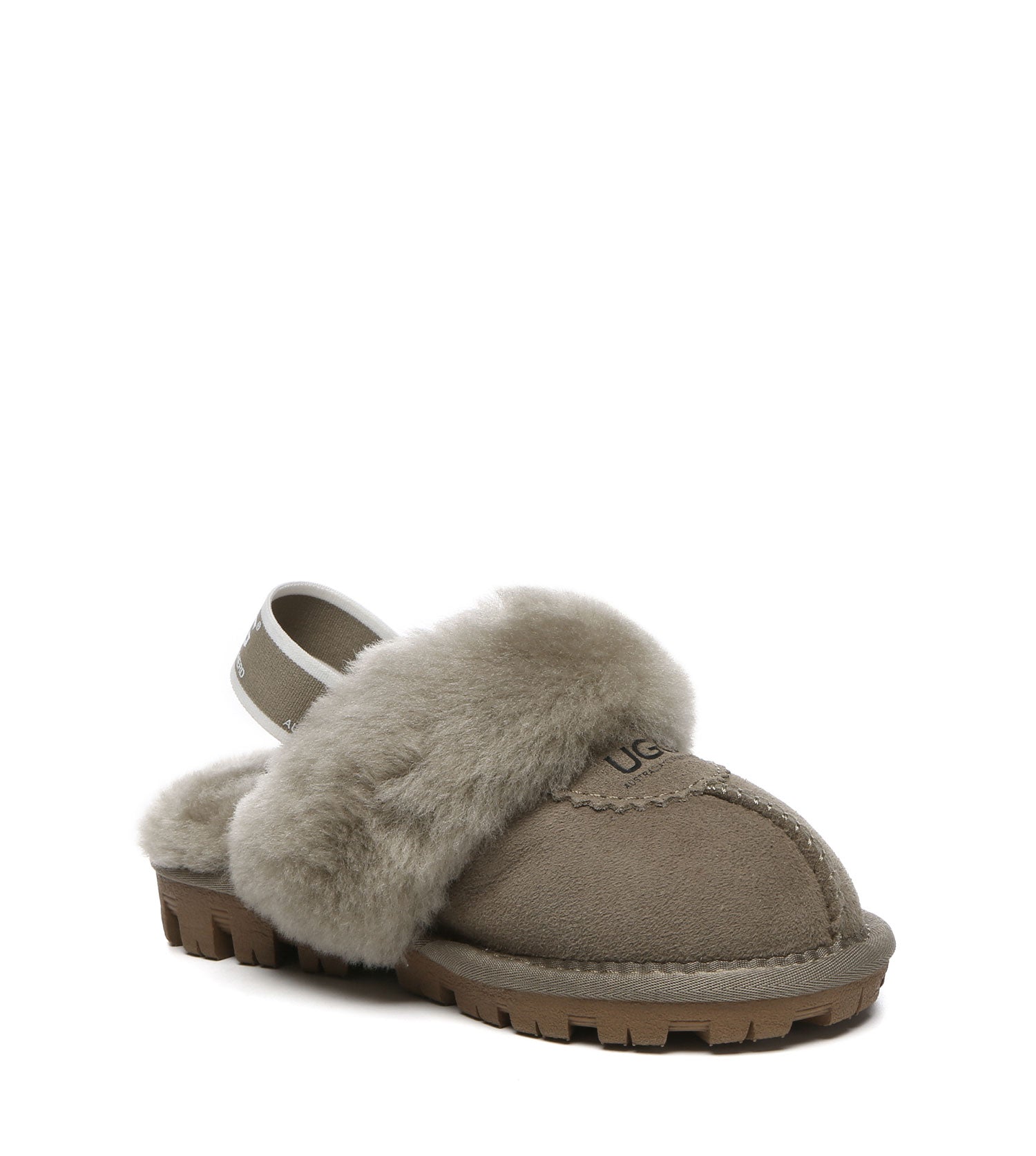 Australian Shepherd UGG Kids Waffle Plus Slingback Slippers - AS2043K-Slingback Slippers-PEROZ Accessories