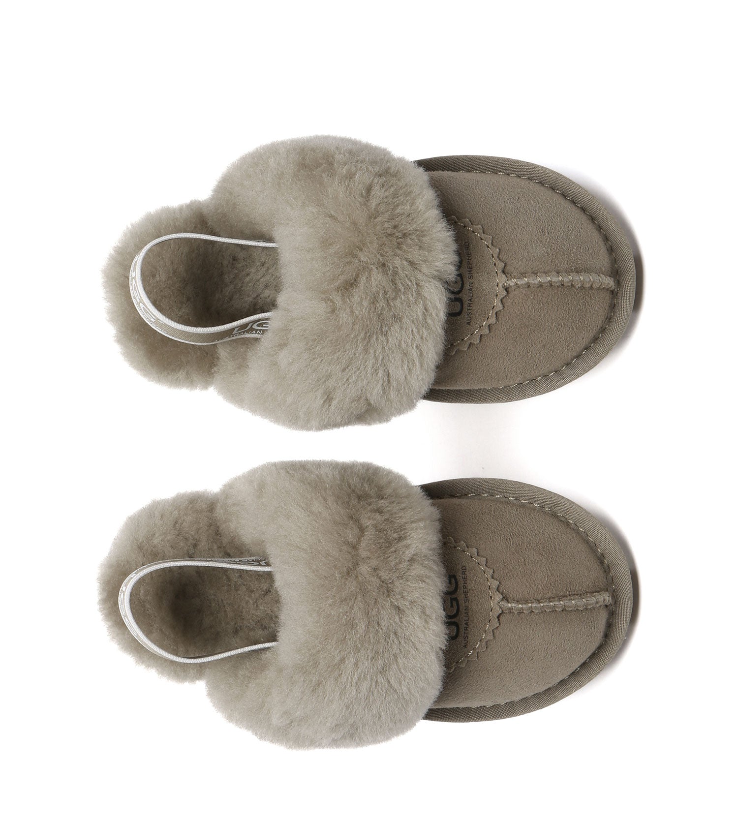 Australian Shepherd UGG Kids Waffle Plus Slingback Slippers - AS2043K-Slingback Slippers-PEROZ Accessories