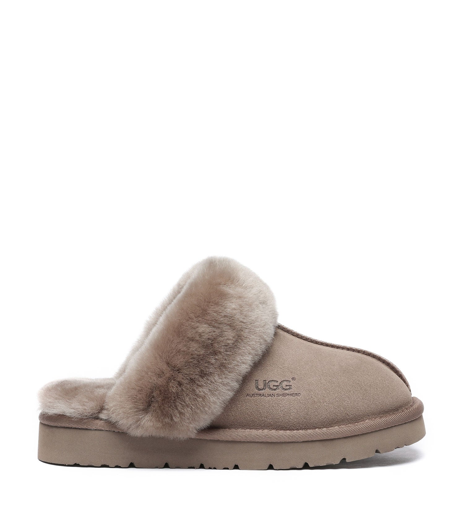 Australian Shepherd UGG Slippers Australia Premium Sheepskin Women Muffin Slipper Special - AS2051-Slippers-PEROZ Accessories