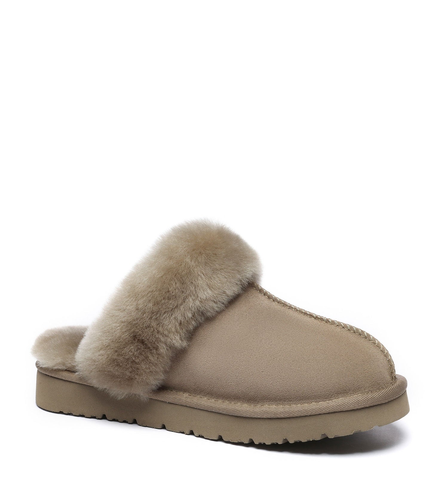 Australian Shepherd UGG Slippers Australia Premium Sheepskin Women Muffin Slipper Special - AS2051-Slippers-PEROZ Accessories