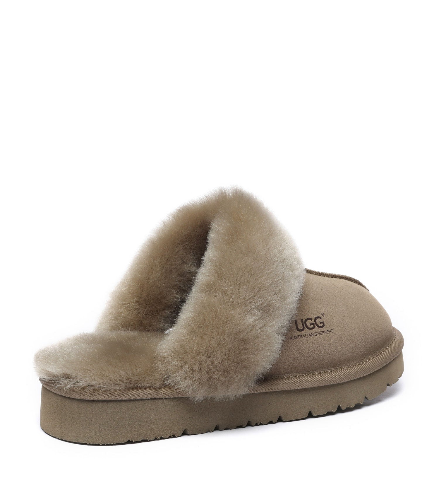 Australian Shepherd UGG Slippers Australia Premium Sheepskin Women Muffin Slipper Special - AS2051-Slippers-PEROZ Accessories