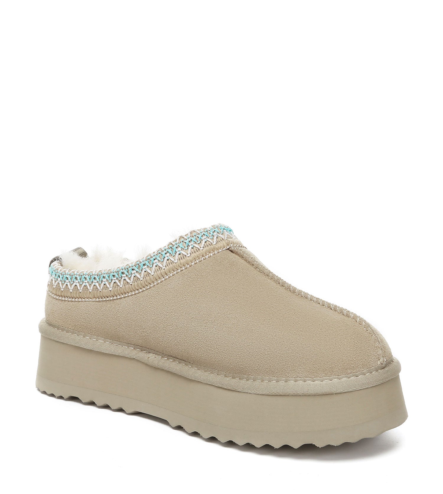 AUSTRALIAN SHEPHERD® UGG Slippers Sheepskin Wool Ankle Platform Tazzy Ventus-UGG Slippers-PEROZ Accessories