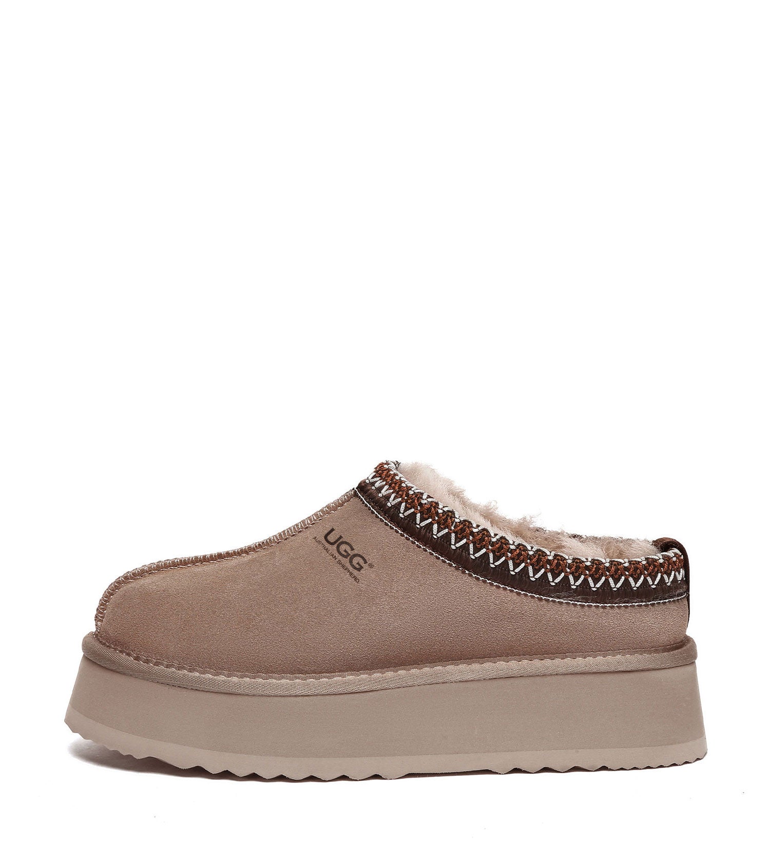 Australian Shepherd Ventus Platform Unisex Slippers - AS2053-Slippers-PEROZ Accessories