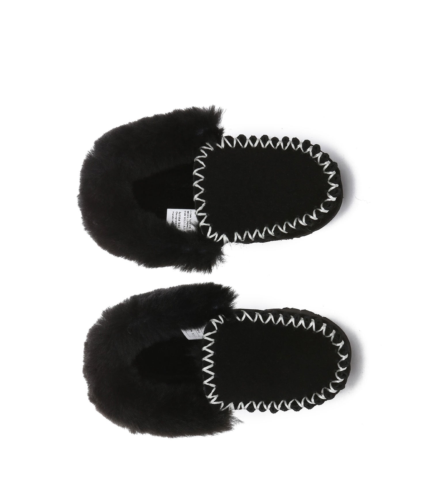Australian Shepherd Kids Popo Moccasins - AS2058K-Moccasins-PEROZ Accessories