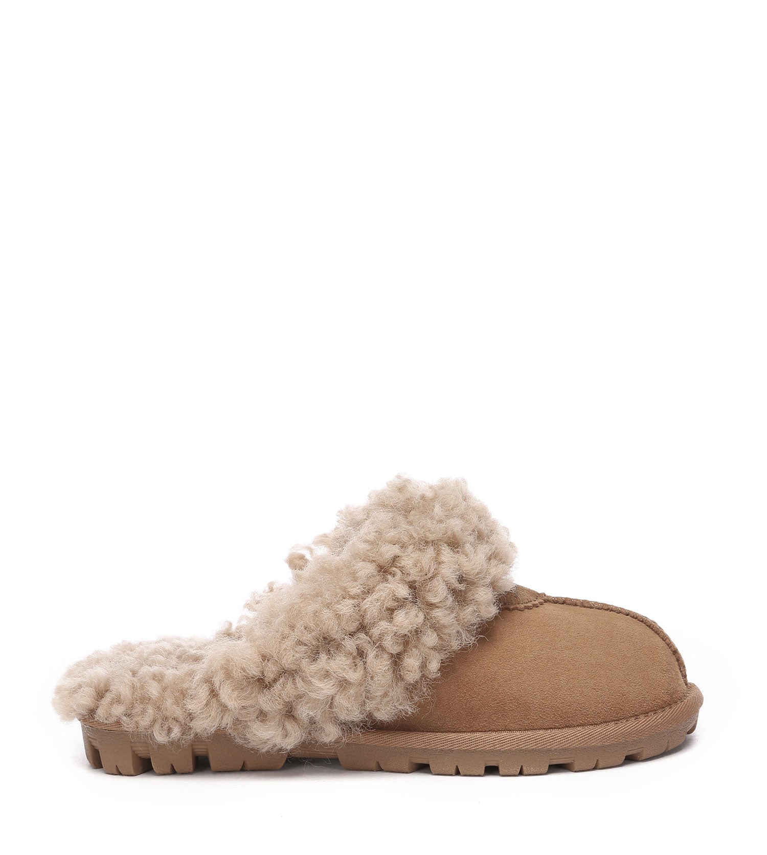 Australian Shepherd UGG Waffle Curly Slippers - AS2064-Slippers-PEROZ Accessories
