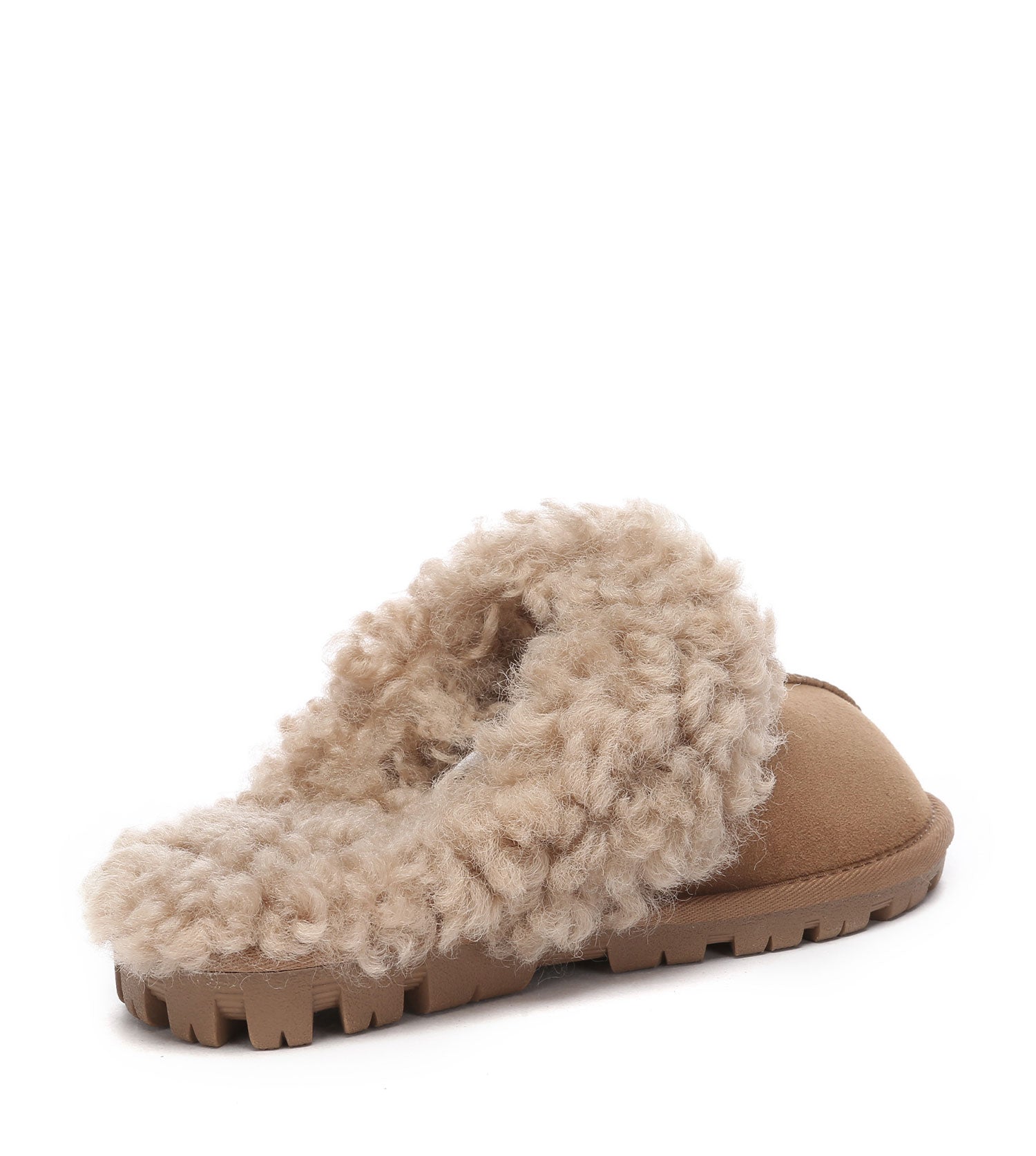 Australian Shepherd UGG Waffle Curly Slippers - AS2064-Slippers-PEROZ Accessories