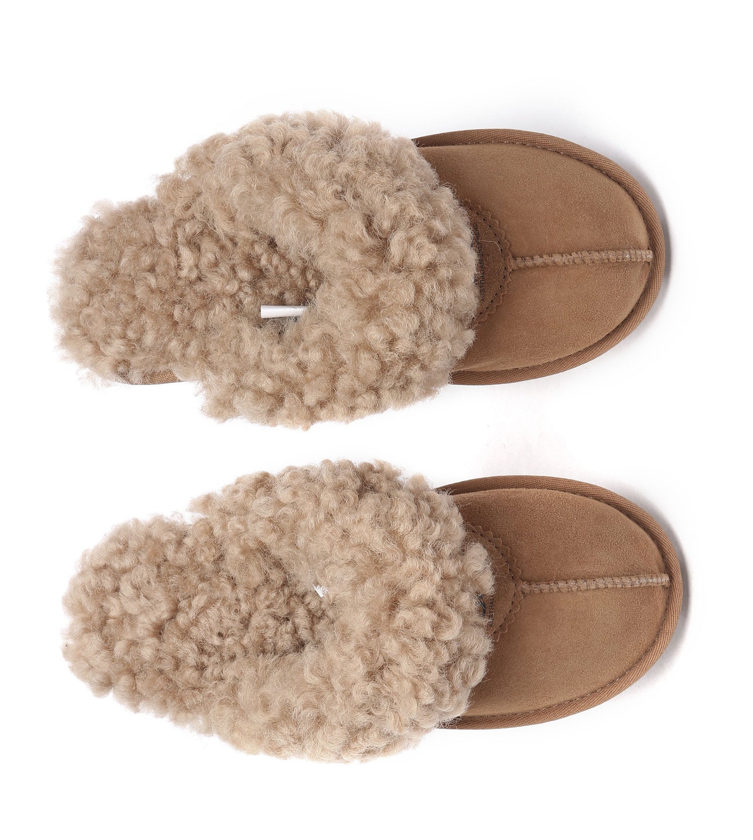 Australian Shepherd UGG Waffle Curly Slippers - AS2064-Slippers-PEROZ Accessories