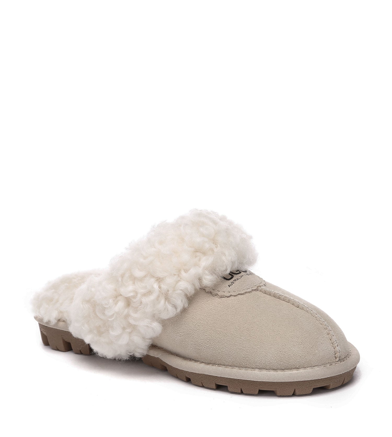 Australian Shepherd UGG Waffle Curly Slippers - AS2064-Slippers-PEROZ Accessories