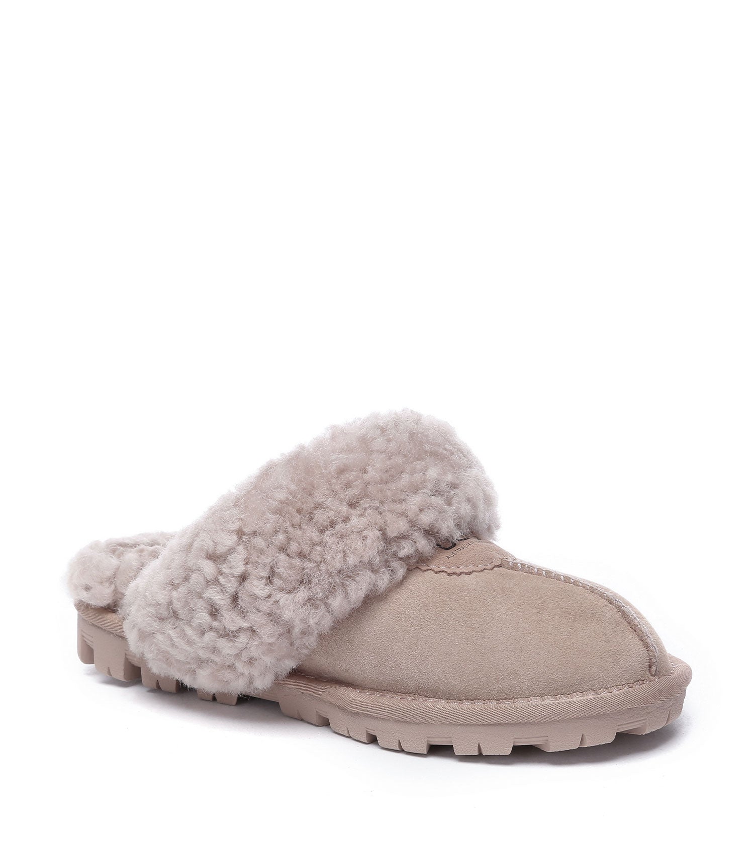 Australian Shepherd UGG Waffle Curly Slippers - AS2064-Slippers-PEROZ Accessories