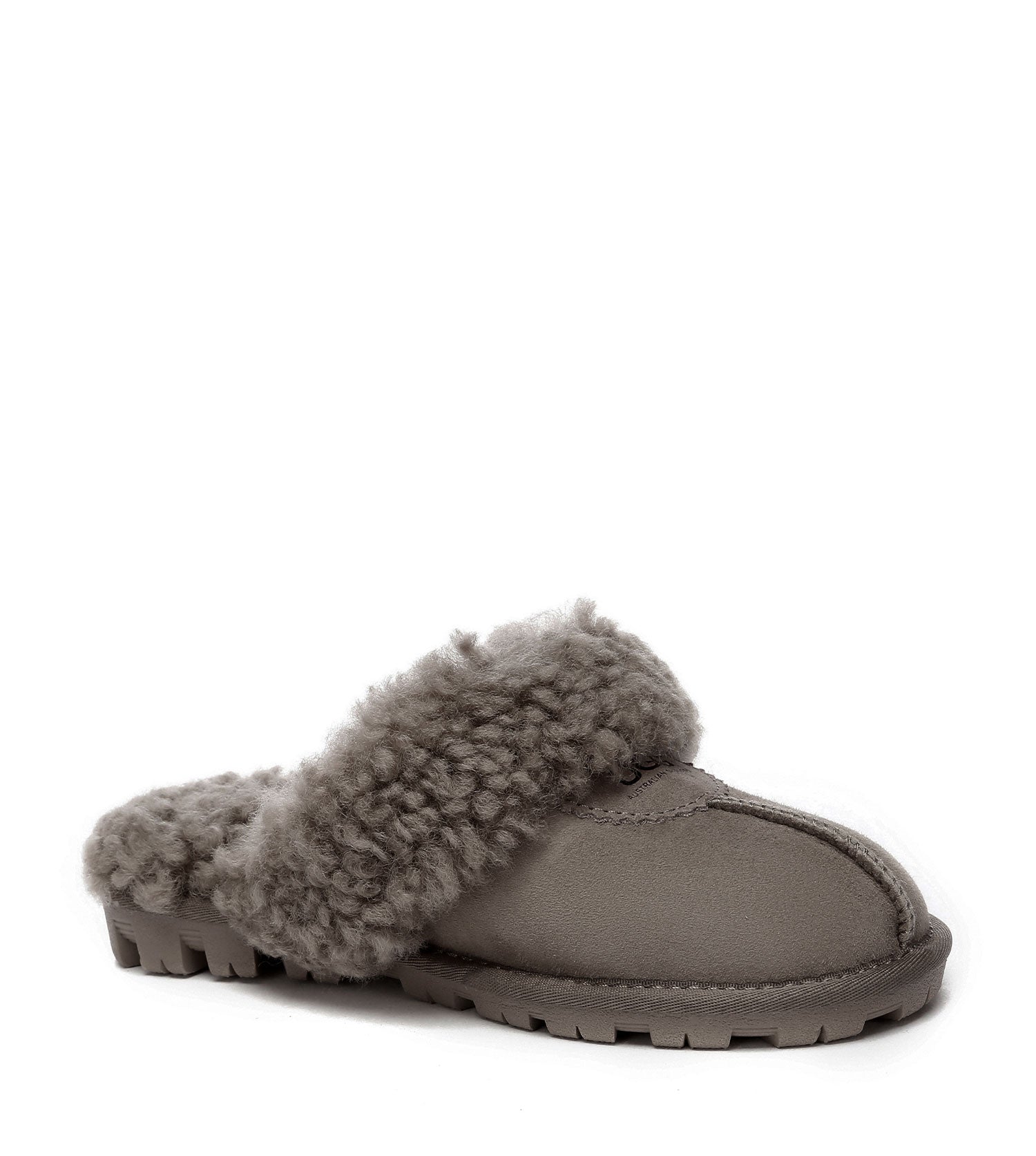 Australian Shepherd UGG Waffle Curly Slippers - AS2064-Slippers-PEROZ Accessories