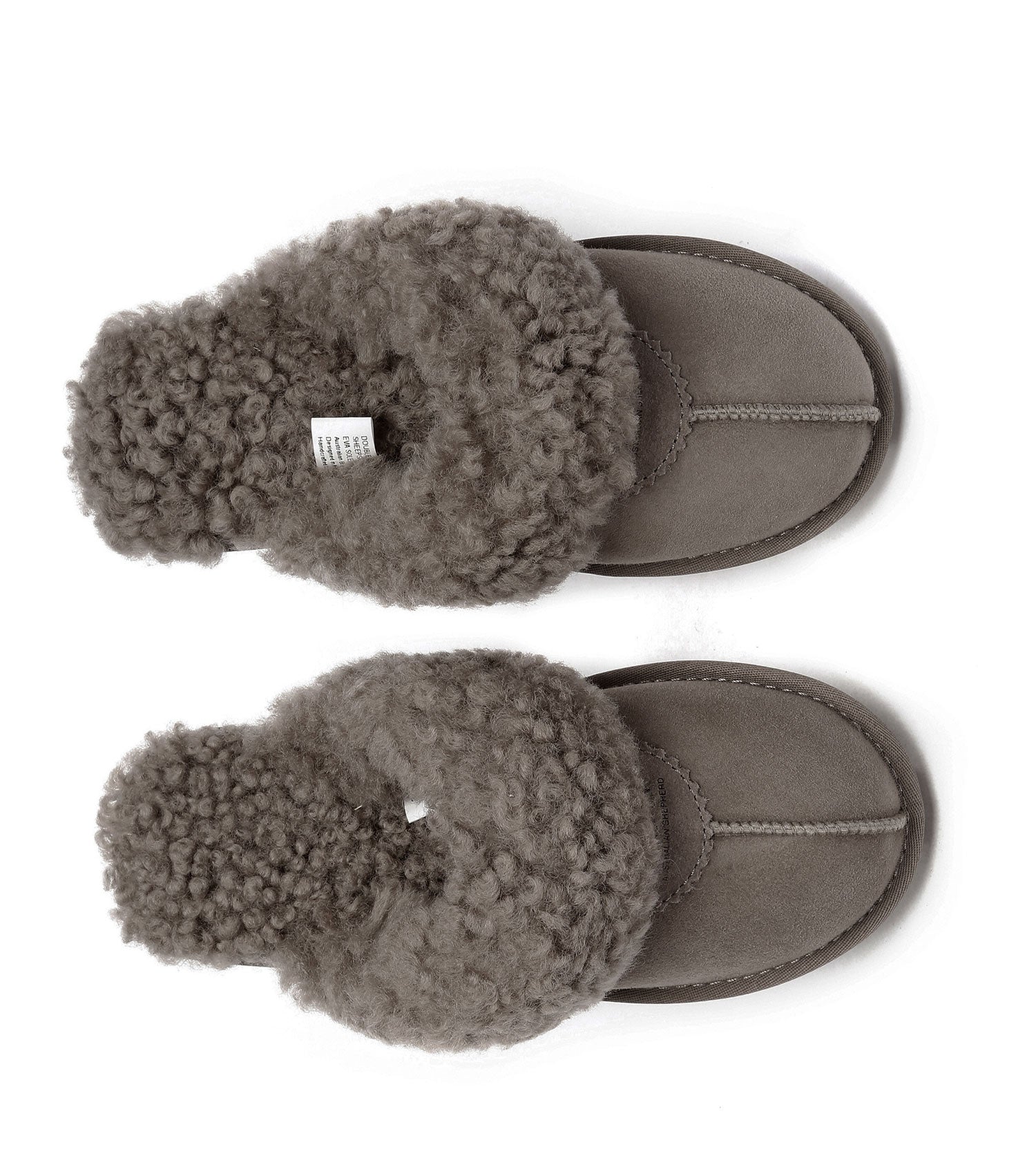 Australian Shepherd UGG Waffle Curly Slippers - AS2064-Slippers-PEROZ Accessories