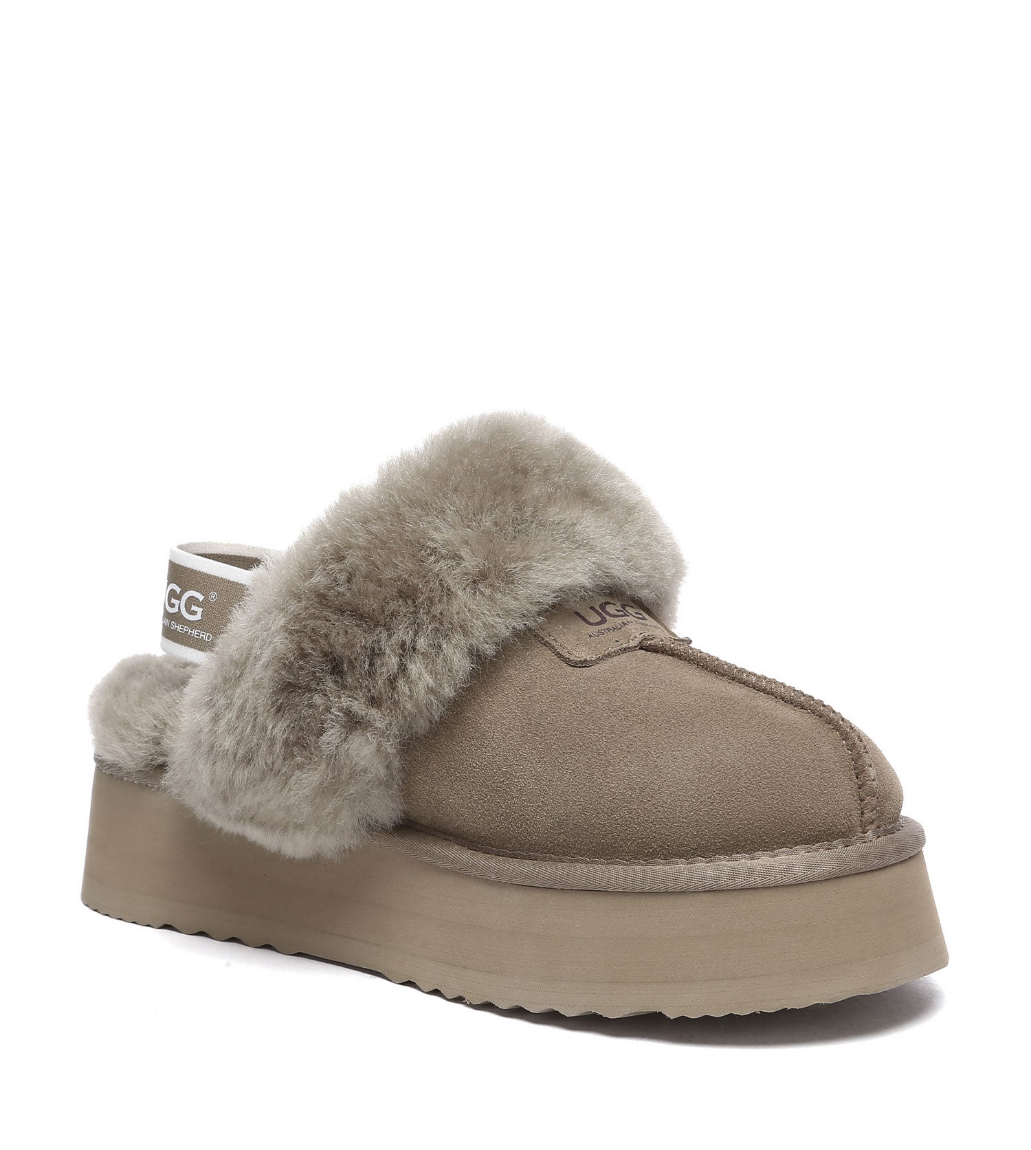 Australian Shepherd Suzie Platform | House Shoes AS2065-Slippers-PEROZ Accessories