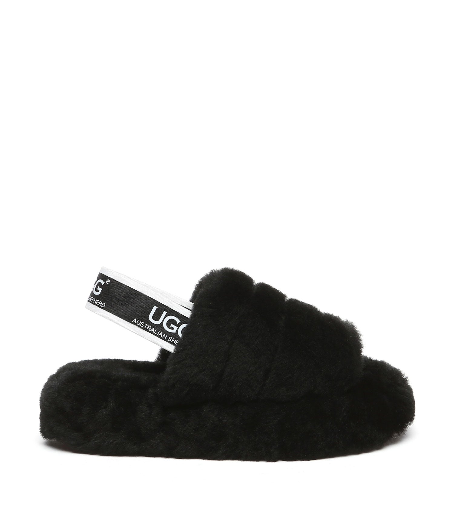 Australian Shepherd UGG Kids Puffy Slippers - AS2067K-Slippers-PEROZ Accessories