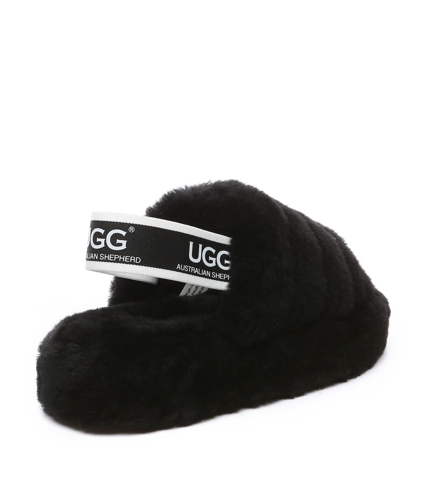 Australian Shepherd UGG Kids Puffy Slippers - AS2067K-Slippers-PEROZ Accessories