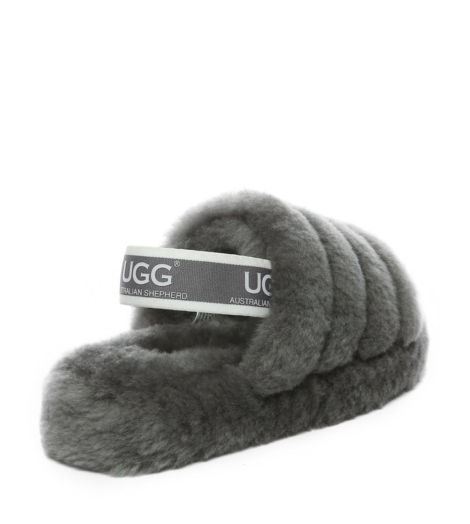Australian Shepherd UGG Kids Puffy Slippers - AS2067K-Slippers-PEROZ Accessories