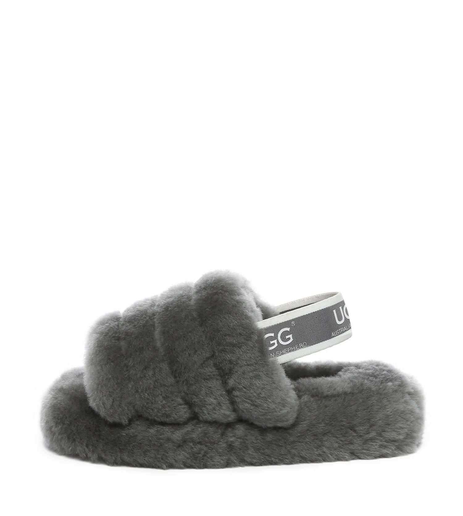 Australian Shepherd UGG Kids Puffy Slippers - AS2067K-Slippers-PEROZ Accessories