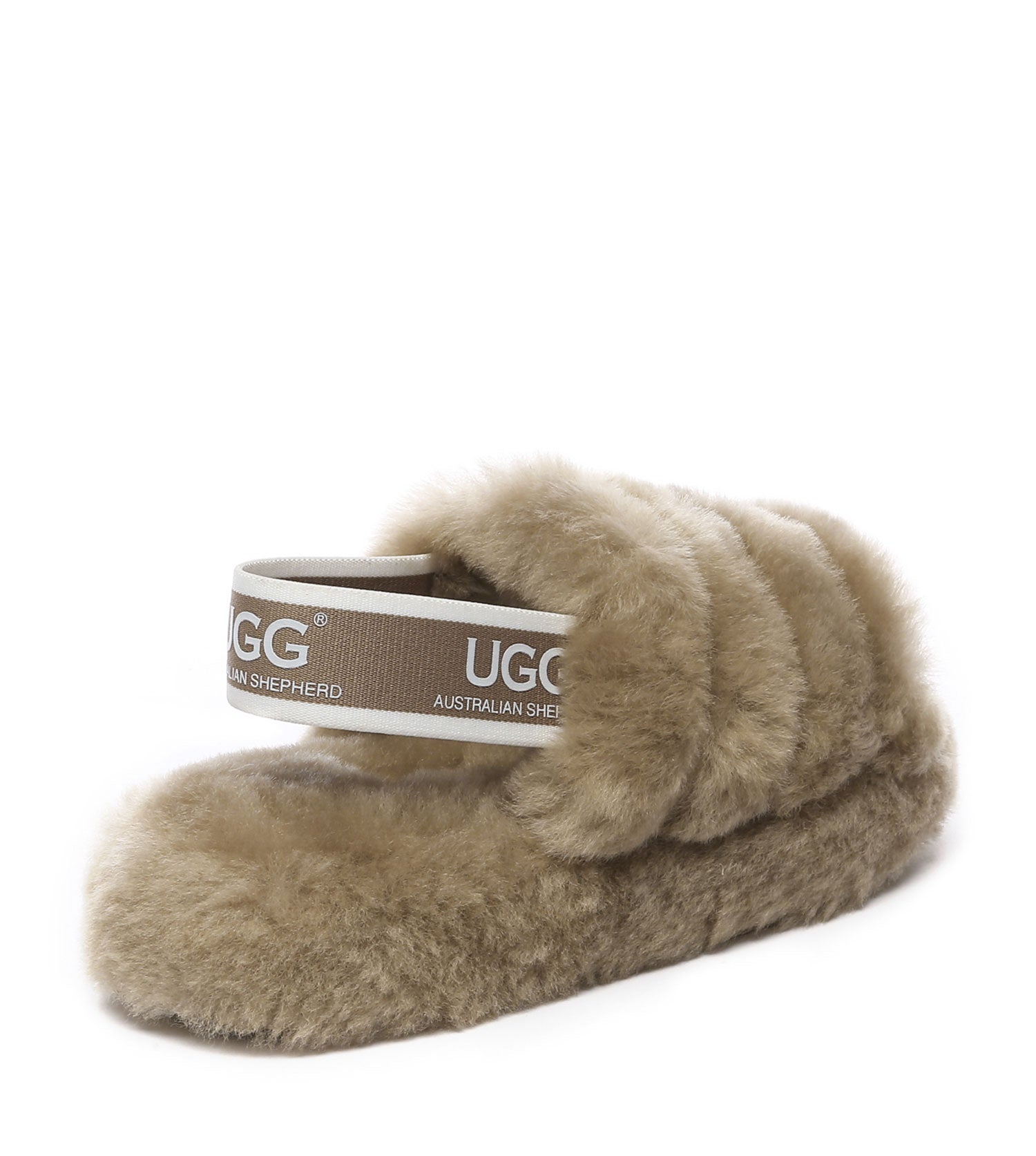 Australian Shepherd UGG Kids Puffy Slippers - AS2067K-Slippers-PEROZ Accessories