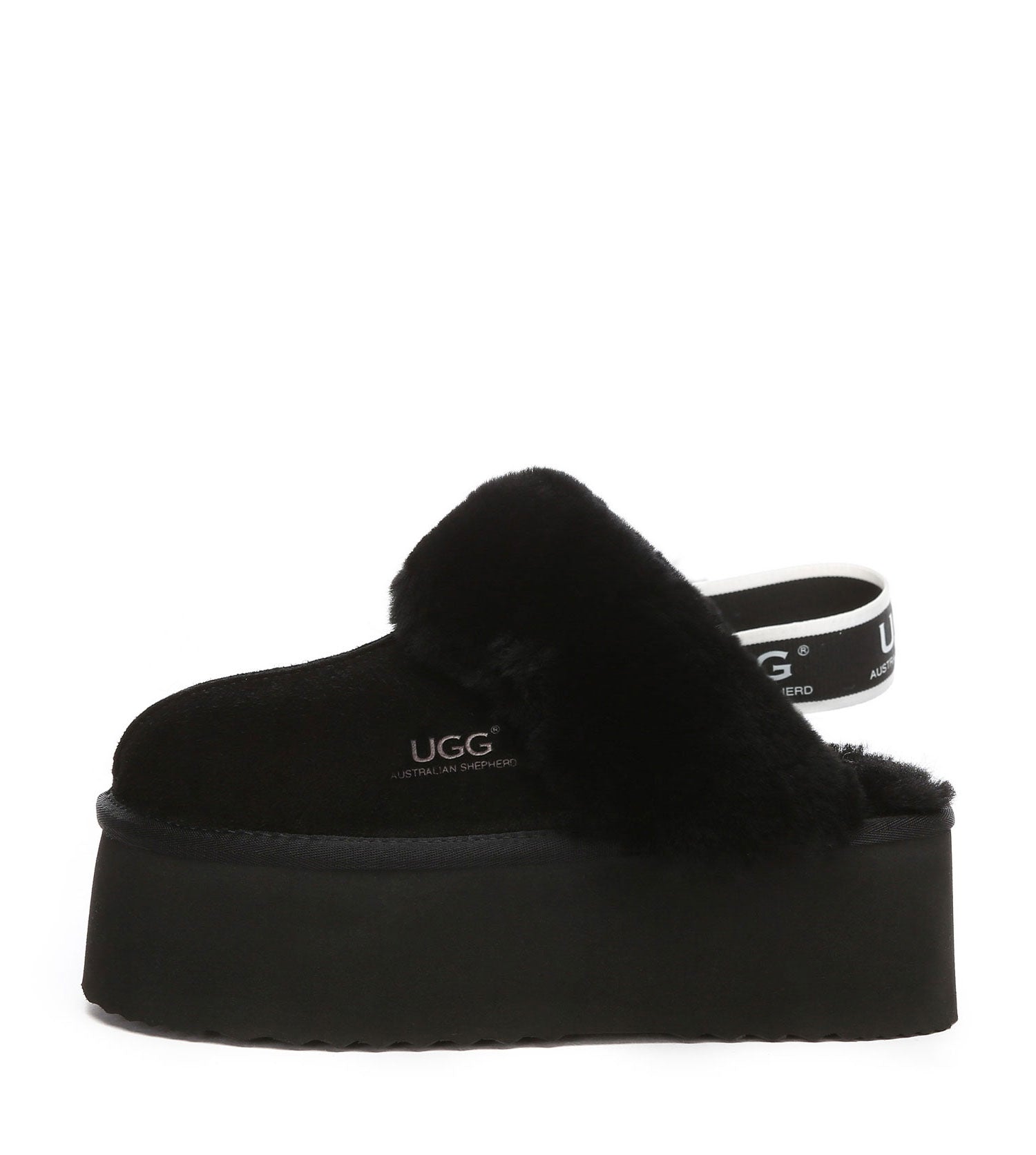 Australian Shepherd Muffin Plus Platform Slippers - AS2071-Slippers-PEROZ Accessories